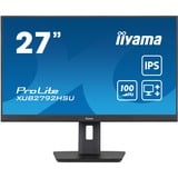 iiyama ProLite XUB2792HSU-B6 27" Moniteur  Noir (Mat), HDMI, DisplayPort, USB, Audio