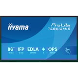 iiyama TE8612MIS-B4AG, Affichage public Noir (Mat)