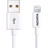ADATA AMFIPL-1M-CWH câble Lightning Blanc Blanc, 1 m, Lightning, USB A, Mâle, Mâle, Blanc