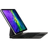 Apple MXQT2Z/A clavier pour tablette Noir QWERTY Anglais Noir, Layout  Royaume-Uni, Mécanique des ciseaux, QWERTY, Anglais, Trackpad, 1 mm, Apple, iPad Pro 11-inch (2nd generation) iPad Pro 11-inch (1st generation)