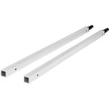 BESSEY Barre de cadre de porte TU, Soutien Argent/Rouge