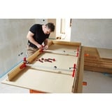 BESSEY Barre de cadre de porte TU, Soutien Argent/Rouge