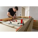 BESSEY Barre de cadre de porte TU, Soutien Argent/Rouge