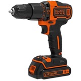 BLACK+DECKER BDCHD18KB Noir, Orange, Perceuse à percussion Noir/Orange, Perceuse à poignée pistolet, 1 cm, 2,5 cm, 1 cm, 1 cm, 360 tr/min