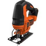 BLACK+DECKER BDCJS18N scie sauteuse Orange/Noir, Noir, Orange, 45°, 5,5 cm, 1,9 cm, 8 mm, 2 cm
