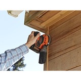 BLACK+DECKER BDCROS18-QW, Ponceuse orbitale Orange/Noir, Batterie incluse