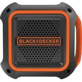 BLACK+DECKER BDCSP18N Enceinte portable stéréo Noir, Rouge, Haut-parleur Noir/Orange, Sans fil, 30 m, Enceinte portable stéréo, Noir, Rouge, Universel, Intégré
