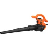 BLACK+DECKER BEBLV260-QS souffleuse à feuilles 2600 W 315 km/h, Aspirateur/Souffleur de feuilles Noir/Orange, Souffleur à main, 2600 W, 315 km/h, 40 L, 10:1, Noir, Orange
