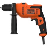 BLACK+DECKER BEH200-QS, Perceuse à percussion Orange/Noir