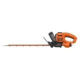 BLACK+DECKER BEHTS301, Taille-haies Orange/Noir, Avec lame de scie supplémentaire pour une capacité de coupe accrue