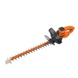 BLACK+DECKER BEHTS301, Taille-haies Orange/Noir, Avec lame de scie supplémentaire pour une capacité de coupe accrue