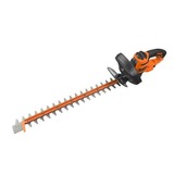 BLACK+DECKER BEHTS45, Taille-haies Orange/Noir, Avec lame de scie supplémentaire pour une capacité de coupe accrue