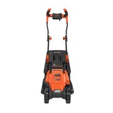 BLACK+DECKER BEMW451BH-QS tondeuse à gazon Marcher derrière un tracteur tondeuse Secteur Noir, Orange Orange/Noir, Marcher derrière un tracteur tondeuse, 32 cm, 2,3 cm, 6,3 cm, Lames rotatives, 35 L