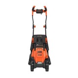 BLACK+DECKER BEMW451BH-QS tondeuse à gazon Marcher derrière un tracteur tondeuse Secteur Noir, Orange Orange/Noir, Marcher derrière un tracteur tondeuse, 32 cm, 2,3 cm, 6,3 cm, Lames rotatives, 35 L