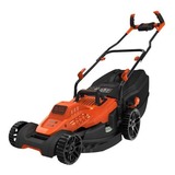 BLACK+DECKER BEMW481BH tondeuse à gazon Tondeuse à gazon poussée Secteur Noir, Orange Orange/Noir, Tondeuse à gazon poussée, 800 m², 42 cm, 2 cm, 7 cm, 50 L