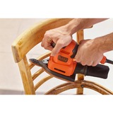 BLACK+DECKER BEW200-QS, Ponceuses de détails Orange/Noir