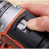 BLACK+DECKER BL186K, Perceuse/visseuse Noir/Orange, Batterie, chargeur et mallette inclus