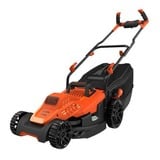 BLACK+DECKER BLACK+DECKER BEMW471BH-QS Tondeuse à Gazon Filaire 6 Hauteurs, 1600 W, Orange, 38 cm Orange/Noir, 1600 W, Orange, 38 cm