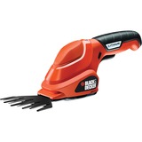 BLACK+DECKER GSL200 cisaille sans fil 8 cm 3,6 V Lithium Noir, Orange, Cisailles à gazon Orange/Noir, 8 cm, Noir, Orange, Lithium, 3,6 V, 1,1 Ah, 580 g