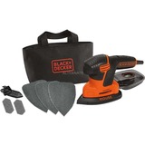 BLACK+DECKER KA2000 14000 tr/min, Ponceuses Delta Orange/Noir, 14000 tr/min, 2 mm, 1 mm, Secteur, 230 V, 2 m