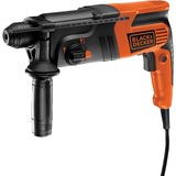 BLACK+DECKER KD855KA marteau rotatif 550 W SDS Plus, Marteau-perforateur Noir/Orange, SDS Plus, 2 cm, 1,6 J, 1,3 cm, 3 cm, Secteur