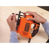 BLACK+DECKER KS701E scie sauteuse 520 W Orange/Noir, Noir, 45°, 7 cm, 1,9 cm, 1,5 cm, 5 mm