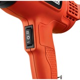 BLACK+DECKER KX1650 740l/min 1750W Rouge pistolet à air chaud, Souffleur à chaleur Orange, 740 l/min, 460 - 600 °C, 570 l/min, Rouge, Secteur, 1750 W