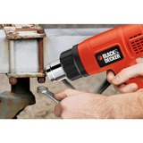 BLACK+DECKER KX1650 740l/min 1750W Rouge pistolet à air chaud, Souffleur à chaleur Orange, 740 l/min, 460 - 600 °C, 570 l/min, Rouge, Secteur, 1750 W