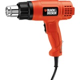 BLACK+DECKER KX1650 740l/min 1750W Rouge pistolet à air chaud, Ventilateur à air chaud Orange, 740 l/min, 460 - 600 °C, 570 l/min, Rouge, Secteur, 1750 W