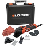 BLACK+DECKER MT300KA Noir, Orange 300 W 10000 OPM, Outil de multi fonction Orange/Noir, Découpe, Décapage, Polissage, Noir, Orange, 10000 OPM, 22000 OPM, Secteur, 300 W