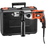 BLACK+DECKER Perceuse à percussion KR8542K Orange/Noir