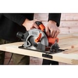 BLACK+DECKER Scie circulaire CS1550 Orange/Noir