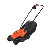 BLACK+DECKER Tondeuse BEMW451-QS, 32cm, Tondeuse à gazon Orange/Noir