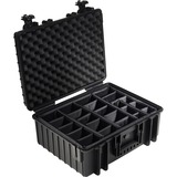 B&W 6000/B/RPD étui pour équipements Sacoche/Attaché-case Noir, Valise Noir, Sacoche/Attaché-case, Polypropylène (PP), 4 kg, Noir