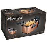 Bestron AF370CO friteuse Unique 3,5 L Autonome 2000 W Noir, Cuivre Cuivre/Noir, Friteuse, 3,5 L, 1 kg, 190 °C, Unique, Noir, Cuivre