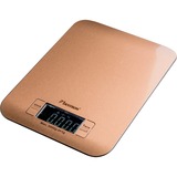 Bestron AKS700CO escabeaux de cuisine Cuivre Comptoir Carré Balance de ménage électronique, Balance de cuisine Cuivre, Balance de ménage électronique, 5 kg, 1 g, Cuivre, Comptoir, Carré