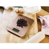 Bestron AKS700CO escabeaux de cuisine Cuivre Comptoir Carré Balance de ménage électronique, Balance de cuisine Cuivre, Balance de ménage électronique, 5 kg, 1 g, Cuivre, Comptoir, Carré