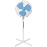 Bestron ASV45W, Ventilateur Blanc/Bleu, Ventilateur à lame domestique, Bleu, Blanc