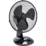 Bestron DDF27Z ventilateur Noir Noir, Ventilateur à lame domestique, Noir, Table, 27 cm, Boutons, Secteur