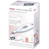 Beurer Set de manucure/pédicure, Soin des ongles Blanc/gris