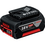 Bosch 1 600 A00 2U5 batterie et chargeur d’outil électroportatif Noir/Rouge, Batterie, Lithium-Ion (Li-Ion), 5 Ah, 18 V, Noir, 1 pièce(s)