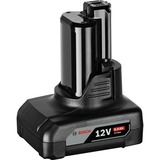 Bosch 1 600 A00 X7H batterie et chargeur d’outil électroportatif Noir, Batterie, Lithium-Ion (Li-Ion), 6 Ah, 12 V, BOSCH, Noir