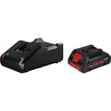 Bosch 1 600 A01 U7U batterie et chargeur d’outil électroportatif Ensemble de batterie et de chargeur, Bundle Noir, Ensemble de batterie et de chargeur, Lithium-Ion (Li-Ion), 4 Ah, 18 V, Bosch, Noir