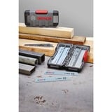 Bosch 2 607 010 901 Lame de scie sauteuse, à chantourner et sabre Lames de scie sabre 15 pièce(s), Jeu de lames de scie Lames de scie sabre, Métal, Bois, Noir, Gris, 15 pièce(s)