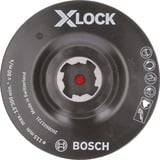 Bosch 2 608 601 721 accessoire pour meuleuse d'angle Assiette-support, Patin de ponçage Assiette-support, 11,5 cm, Bosch, Noir, 13300 tr/min, Plastique
