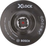 Bosch 2 608 601 722 accessoire pour meuleuse d'angle Assiette-support, Patin de ponçage Assiette-support, 12,5 cm, Bosch, Noir, 12250 tr/min, Plastique