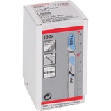 Bosch 2 608 631 965 Jigsaw blade Acier rapide 100pièce(s) Lame de scie sauteuse, à chantourner et sabre Jigsaw blade, Acier rapide, 9,2 cm, 100 pièce(s)
