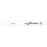 Bosch 2 608 654 981 Lame de scie sauteuse, à chantourner et sabre Lames de scie sabre Bimétal 5 pièce(s) Lames de scie sabre, Epoxy, Fibre de verre, Métal, Tuyau, Profil, Tôle métallique, Bois avec clous, Bimétal, Acier inoxydable, 10-14, 1,8 mm