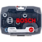 Bosch 2 608 664 131 Kit de découpe, Jeu de lames de scie Noir, Kit de découpe, Métal, Bois, Starlock, Starlock Plus, Starlock Max, OIS, 5 pièce(s), Boîte en plastique