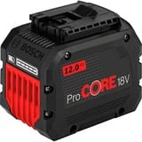 Bosch Accupack ProCORE18V 12.0Ah Professional, Batterie Noir/Rouge, Batterie, Bosch, Noir, Rouge, 1 pièce(s), 1,35 kg